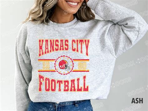 Kansas City Chiefs Sweatshirt Vintage Kansas City Chiefs Crewneck