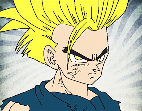 Dibujo De Son Gohan Pintado Por En Dibujos Net El D A A Las