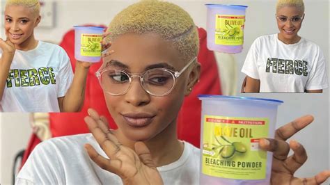 How To Safely Bleach Natural Hair Frm Black To Blonde Olive Oil Bleach 4c Natural Hair Color