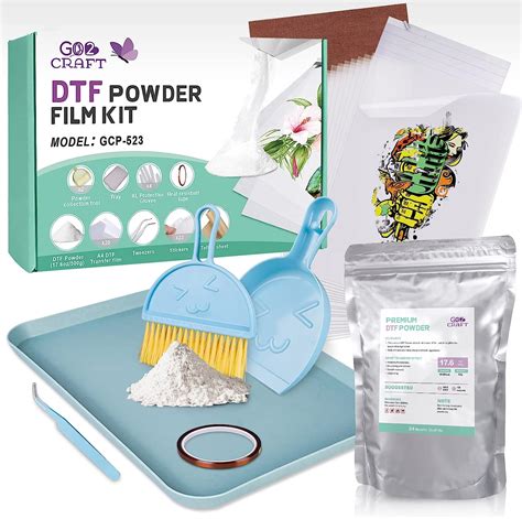 Amazon Go Craft Dtf Transfer Flim Powder Kit Pcs Dtf Film For