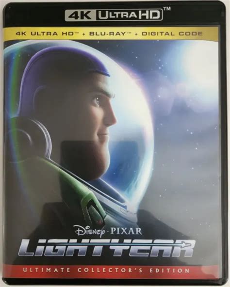 DISNEY PIXAR LIGHTYEAR 4K Ultra Hd Blu Ray 2 Disc Set Free Shipping 8