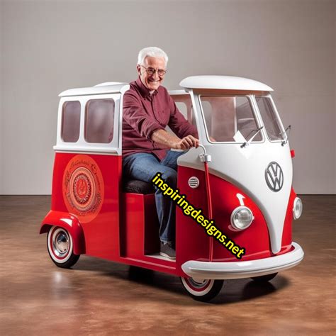 These Volkswagen Hippy Van Mobility Scooters Are The Ultimate Retro