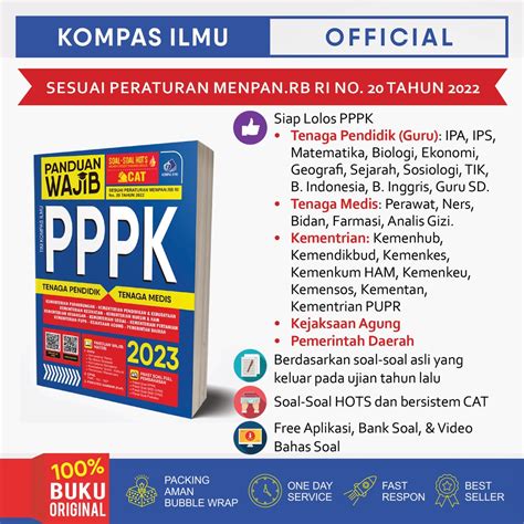 Jual Kompas Ilmu Buku Panduan Wajib Tes Masuk CPNS PPPK BUMN ASN