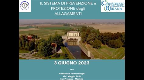 Consorzio Di Bonifica Burana Sistema Di Prevenzione E Protezione Degli