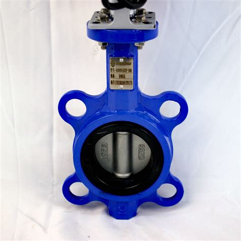 Dn150 6 Inch Wafer Lug 220v Electric Actuated Butterfly Valve With