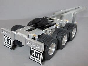 Aluminum Tamiya R C Semi Truck Axles Dolly Trailer Th With