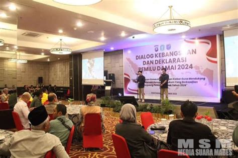 Pangdam Xii Tpr Hadiri Dialog Kebangsaan Dan Deklarasi Pemilu Damai