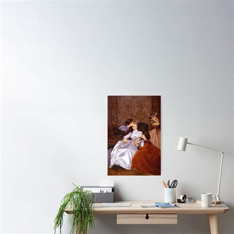 "The Hesitant Fiancée by Auguste Toulmouche" Poster for Sale by EtherealAmour | Redbubble