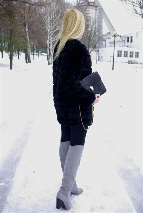 Pin By Buuts Overknees On Boots Grey Boots Fashion Winter Jackets