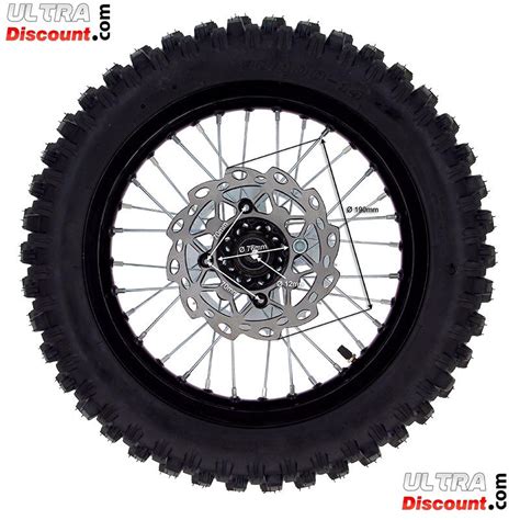 Full Rear Wheel For Dirt Bike Agb Black Wheels Complete Dirt