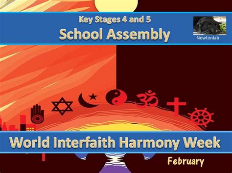 World Interfaith Harmony Week Assembly February Key Stages 4 And 5