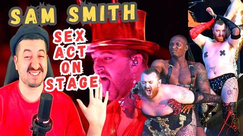 Sam Smith Performs Sex Acts On Stage Samsmith Satanic Youtube