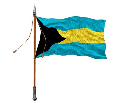 Premium Photo | National flag of bahamas background with flag of bahamas