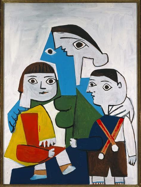 Pablo Picasso Maternidad Sobre Fondo Blanco Febrero