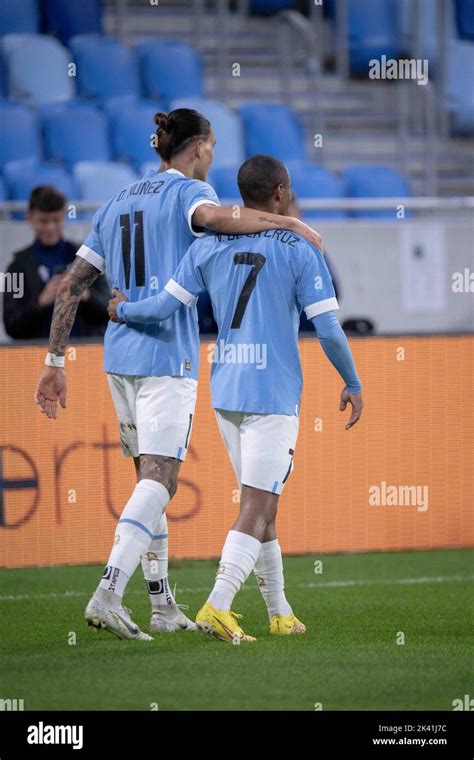 Bratislava Slovakia September 27 Darwin Nunez Of Uruguay Celebrates