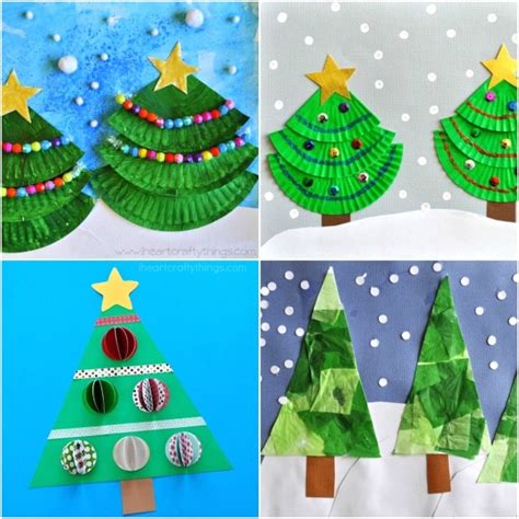 Creative Christmas Tree Arts And Crafts Ideas For Kids - I Heart Crafty ...