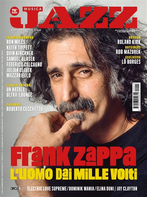 Musica Jazz di dicembre 2020 è in edicola - Cover: Frank Zappa