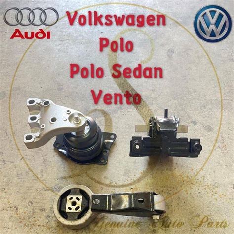 100 ORIGINAL VOLKSWAGEN POLO POLO SEDAN VENTO ENGINE MOUNTING SET