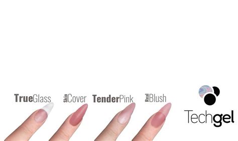 Tech Gel Color True Glass Organic Glup Nail Store