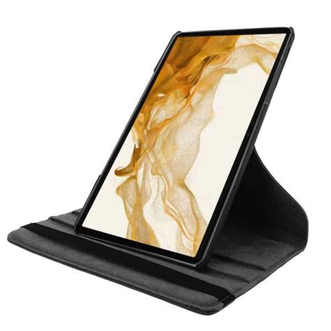 Etui Folio Rotatif Noir Galaxy Tab S