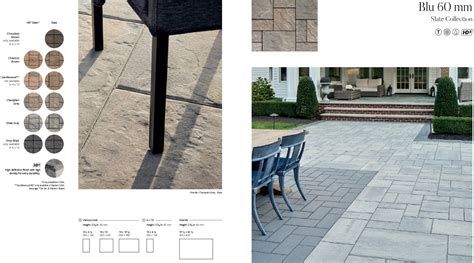 Techo Bloc Slabs Techo Blu 60mm Slate 6 X 13