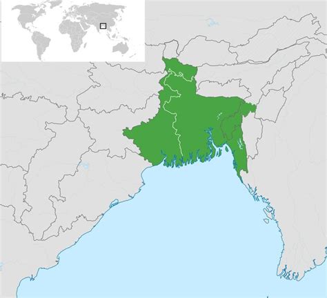 Bengal - Wikipedia | History infographic, Bengal, Map