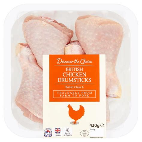 Discover The Choice British Chicken Drumsticks 430g Deliver Blantyre