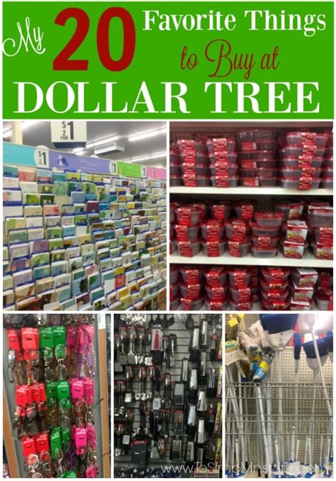 20 Favorite Things To Buy At Dollar Tree To Simply Inspire