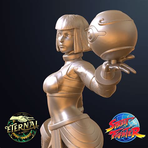 Fichier D Diorama Du Costume De Menat Khaibit Street Fighter V