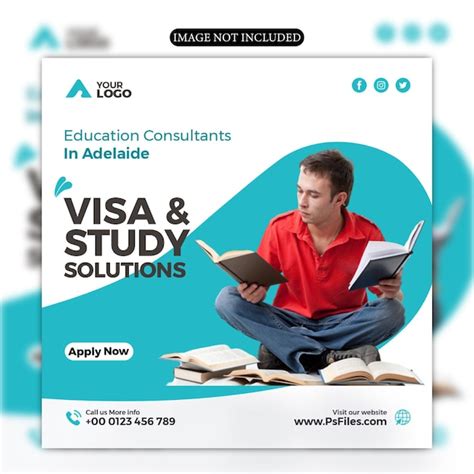 educational post templates psd  high quality  psd templates