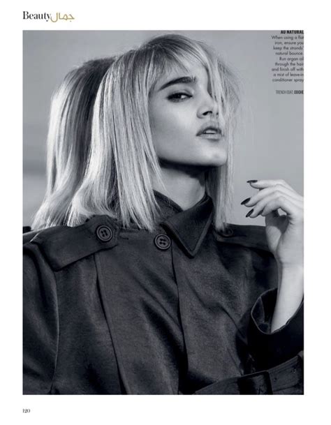 Sofia Boutella | Vogue Arabia | 2018 | Blonde Hair Photoshoot