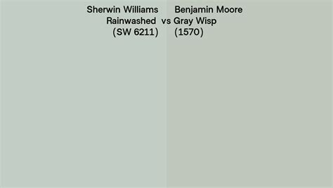 Sherwin Williams Rainwashed Sw Vs Benjamin Moore Gray Wisp