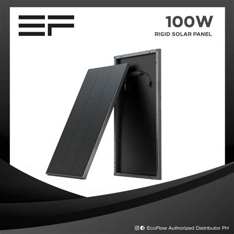 Ecoflow 100W Rigid Solar Panel Lazada PH