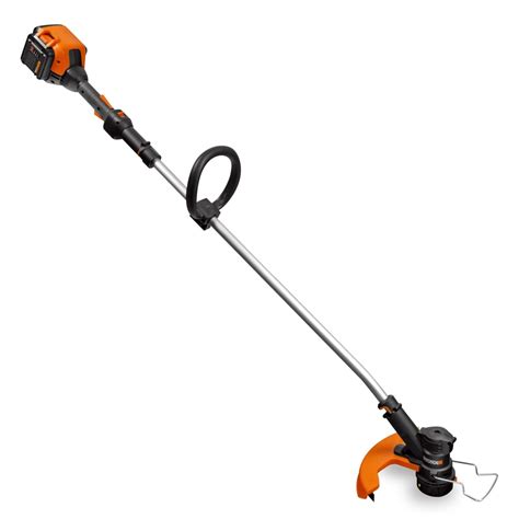 Worx 40 Volt 13 In Curved Cordless String Trimmer With Edger Capability