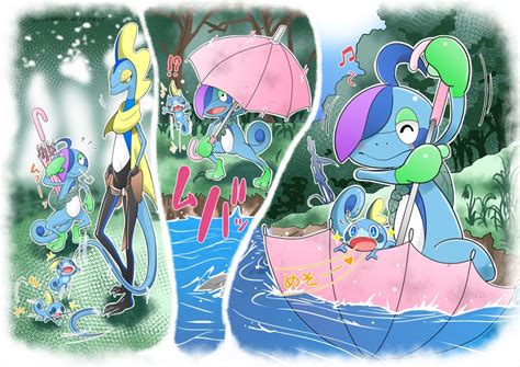 Sobble Inteleon And Drizzile Pokemon Drawn By Takigawageenito