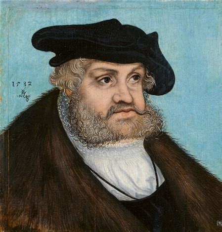 Portrait Of Frederick The Wise Elector Of Saxony Portrait Of John The