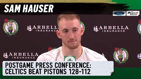 Postgame Press Conference Sam Hauser On Career High Night With