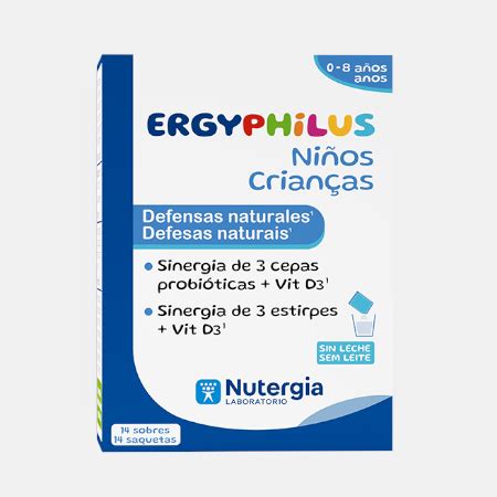 Ergyphilus Infantil Saquetas Nutergia