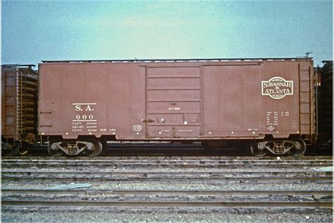 Main Savannah And Atlanta Boxcars