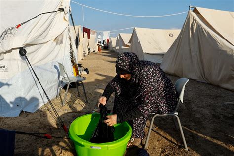 In Southern Gaza A Tent Camp For Displaced Palestinians Reawakens Old