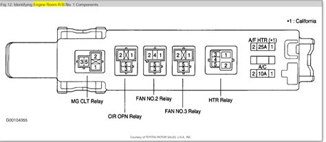 Toyota Pickup Fuel Pump Relay