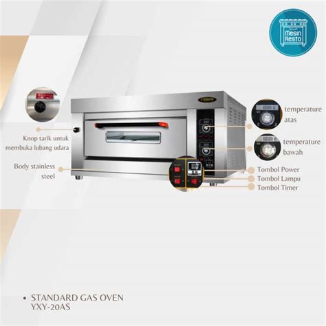 Promo Yxy 20 As Standard Gas Oven Oven Deck Crown Horeca