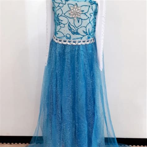 Jual Dress Kostum Anak Elsa Frozen Disney Prinses Princess Sayap Cantik