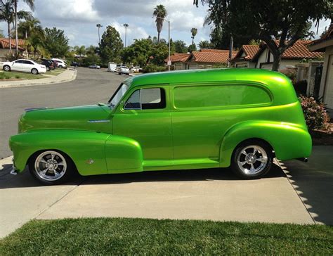 1948 Chevy Sedan Delivery With Torq Thrust Wheels