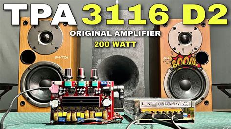 Powerful Watt Rms Class D Amplifier Board Tpa D Original