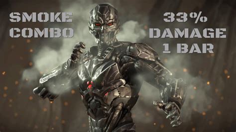 MORTAL KOMBAT X TRIBORG SMOKE COMBO GUIDE YouTube