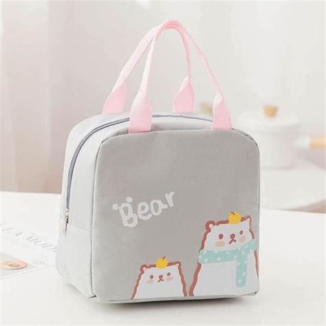 Ra Sac Lunch Isol De Dessin Anim Mignon Pochette Bento