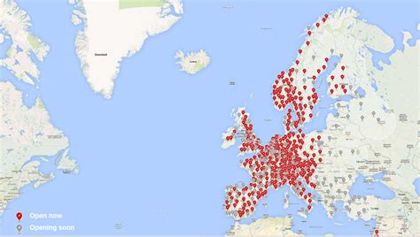 Tesla Supercharger Network Europe - 1redDrop