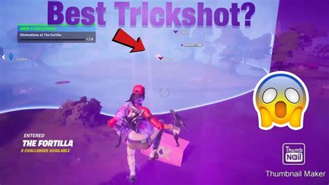 How I Hit My Best Trickshot In Fortnite Road To A Trickshot Youtube