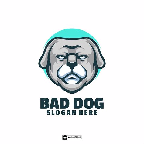 Bad Dog Mascot Logo Premium Ai Generated Vector